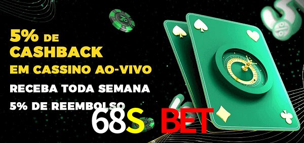 Promoções do cassino ao Vivo 68S Bet
